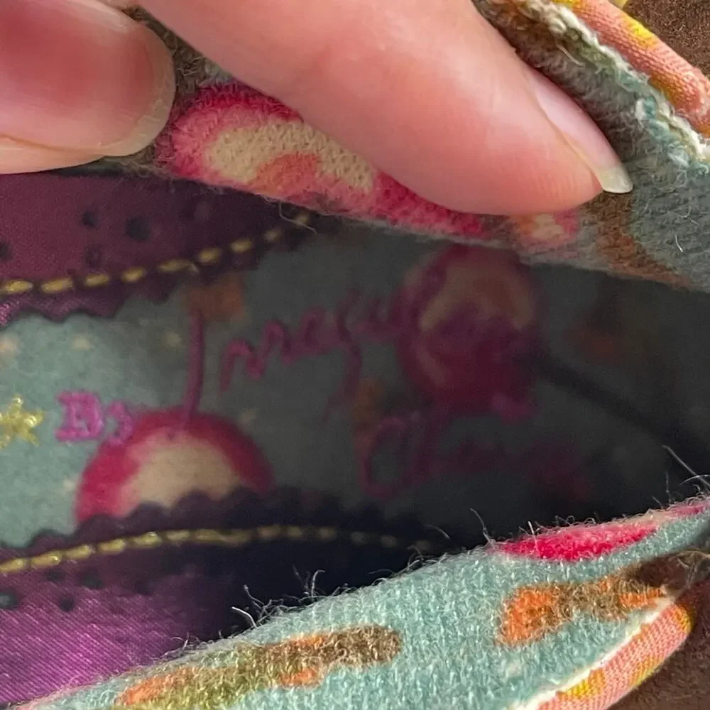 MUTINY by  Irregular Choice Shoes HIGH HEEL BROWN BOW SIZE 36